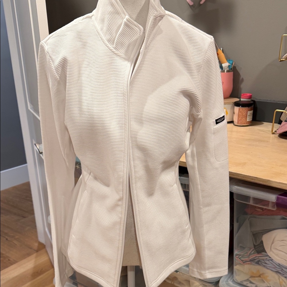 Straight Down Swing Jacket White Large - image 3